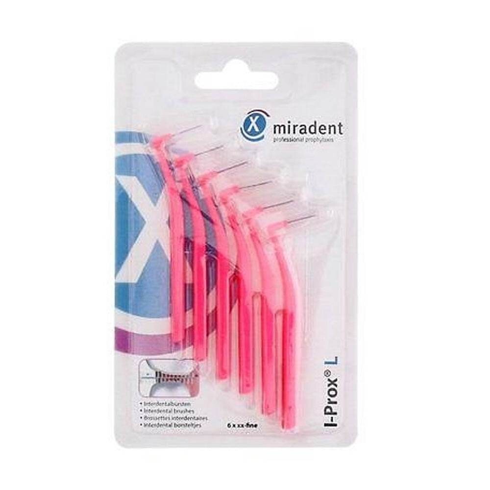 Miradent I-Prox L Brossettes interdentaires rose Miradent I-Prox L Brossettes interdentaires rose