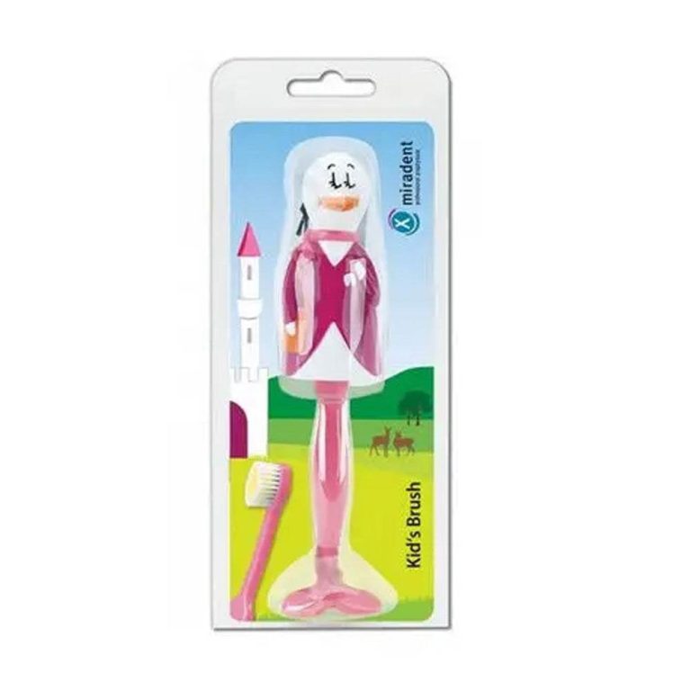Miradent Kids Brush Brosse à dents enfant rose canard