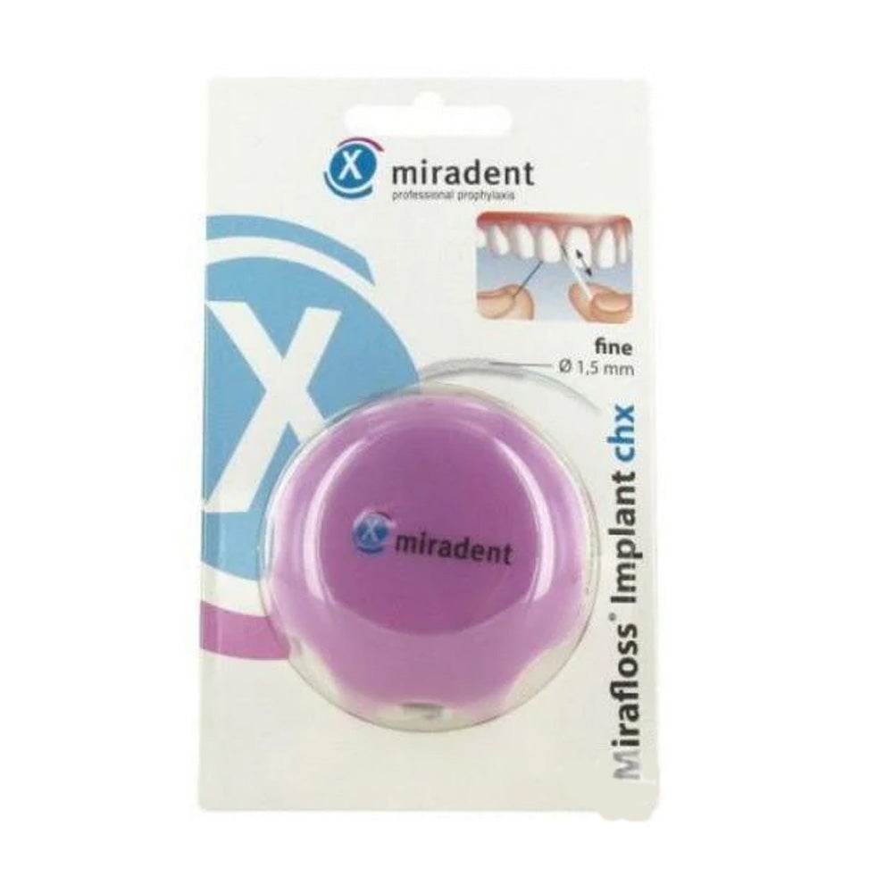 Miradent Mirafloss Implant CHX Medium Miradent Mirafloss Implant CHX Medium