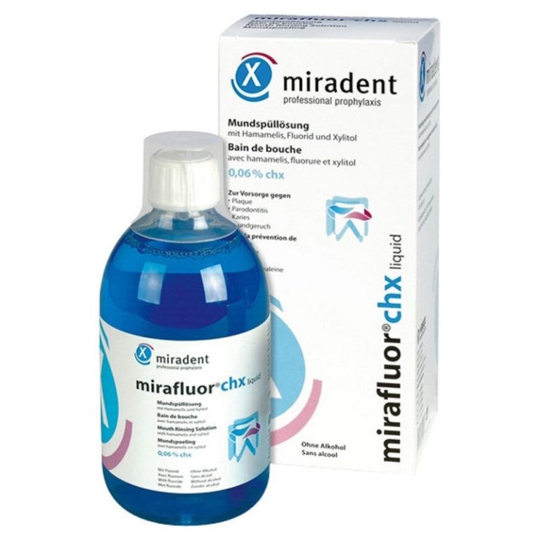 Miradent Mirafluor CHX Bain de bouche 500 ml