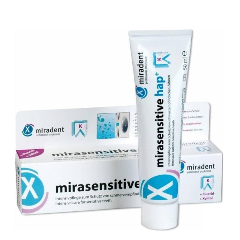 Miradent Mirasensitive hap+ Dentifrice 50 ml Miradent Mirasensitive hap+ Dentifrice 50 ml