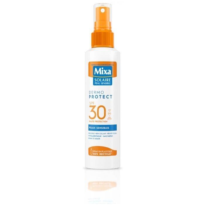 Mixa Solaire Adulte Spray peaux sensibles SPF30+ 150 ml