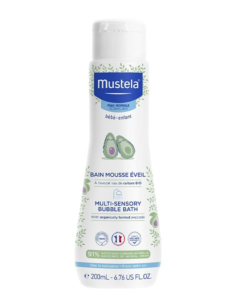 Mustela Bain mousse éveil à l'avocat bio 200 ml Mustela Bain mousse éveil à l'avocat bio 200 ml