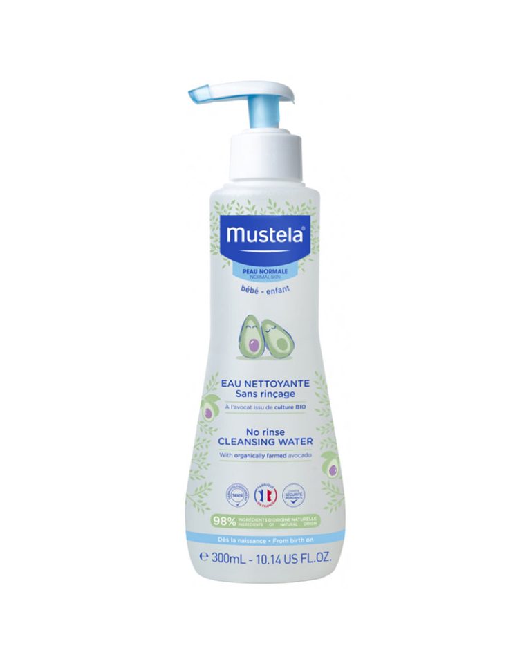 Mustela Eau nettoyante sans rinçage à l'avocat 300 ml