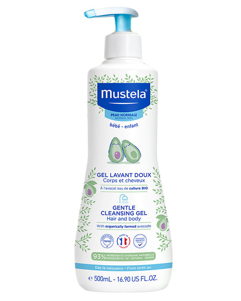 Mustela Gel lavant doux à l'avocat Bio 500 ml