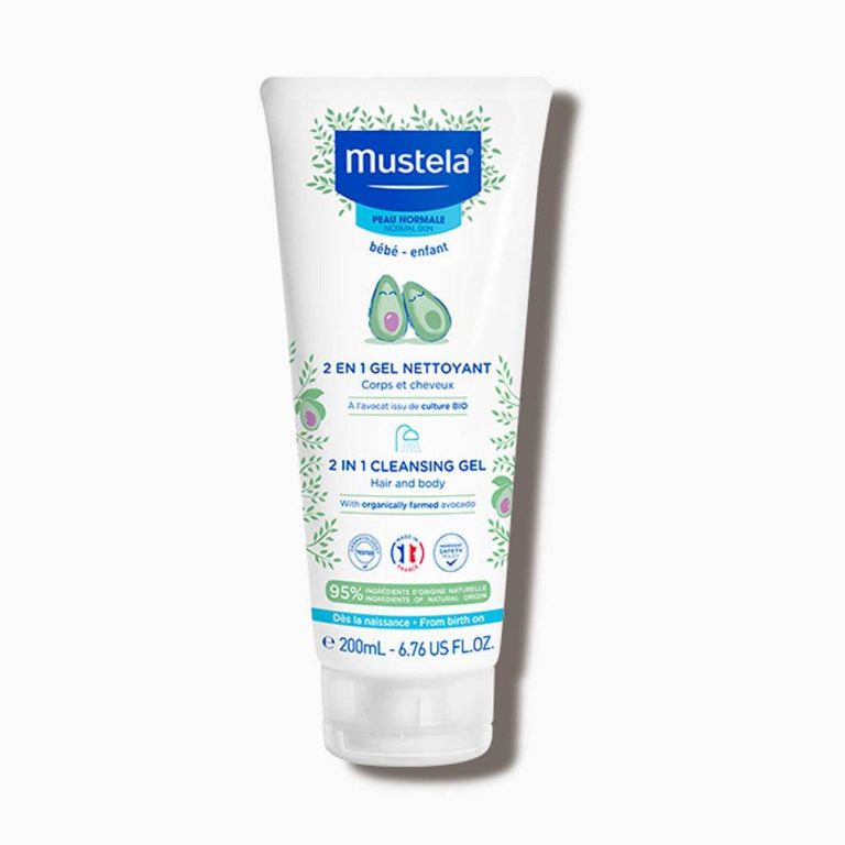 Mustela Gel nettoyant 2 en 1 à l'avocat bio 200 ml