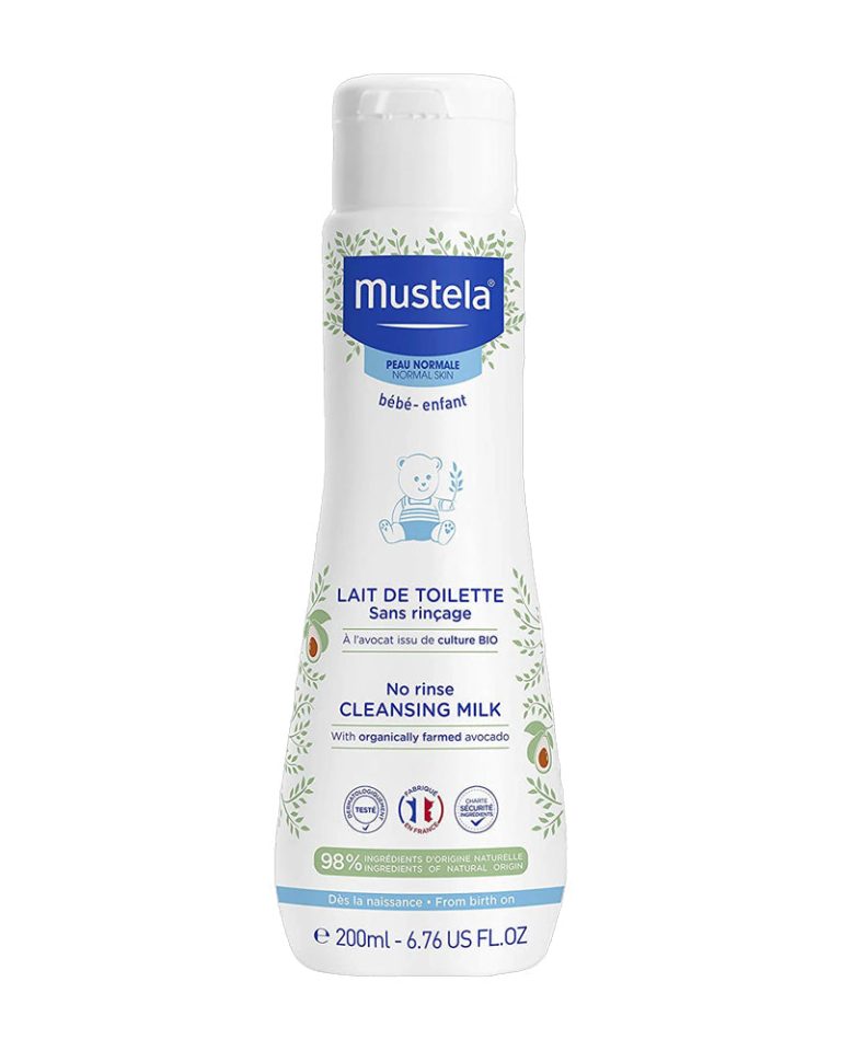 Mustela Lait de toilette sans rinçage à l'avocat bio 200 ml