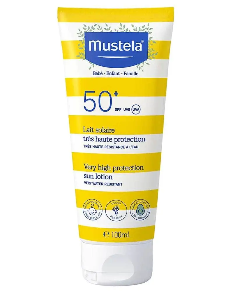 Mustela Lait solaire très haute protection bébé enfant SPF50+ Mustela Lait solaire très haute protection bébé enfant SPF50+