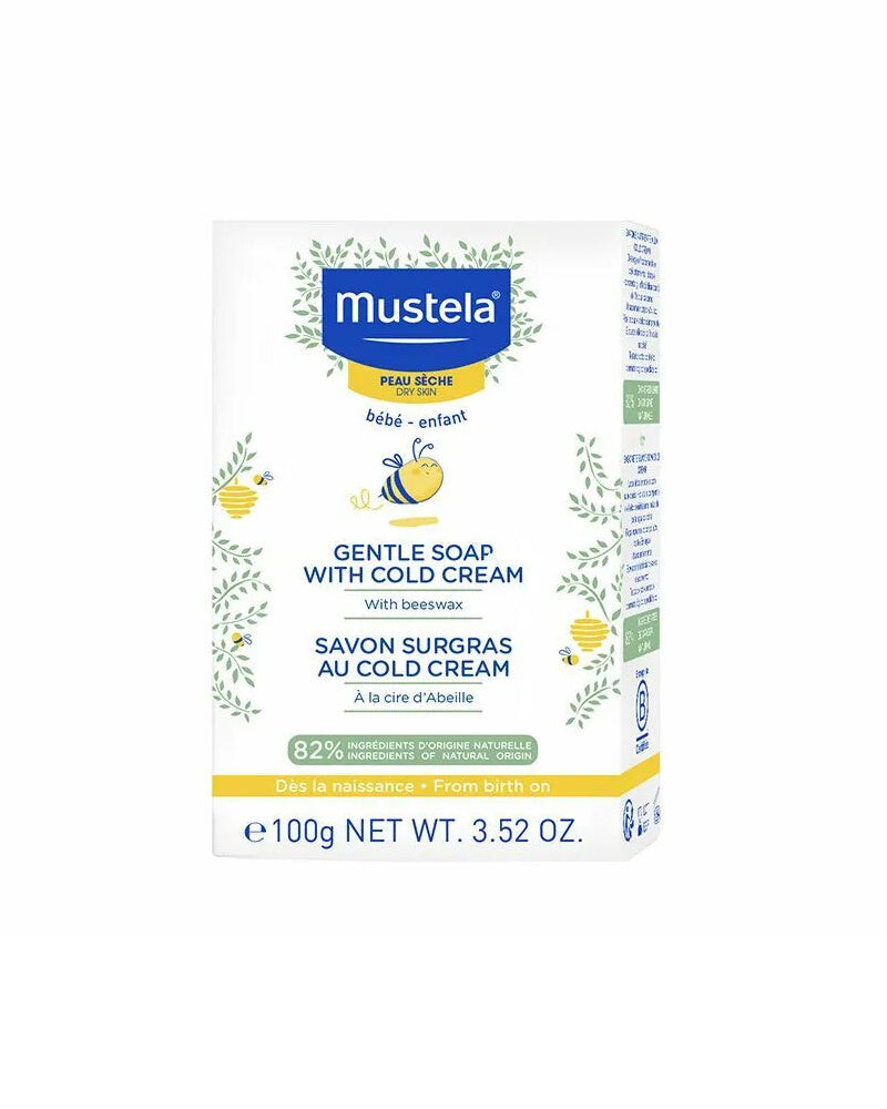 Mustela Savon surgras à la cire d'abeille 100 g Mustela Savon surgras à la cire d'abeille 100 g