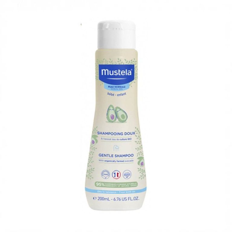 Mustela Shampooing doux bébé à l'avocat bio 200 ml