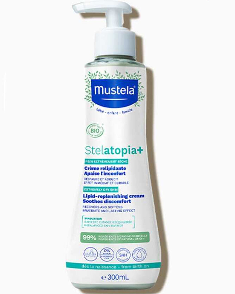 Mustela Stelatopia+ Crème relipidante anti-grattage Bio 300 ml Mustela Stelatopia+ Crème relipidante anti-grattage Bio 300 ml
