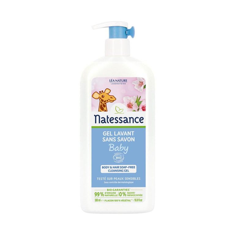 Natessance Bébé Gel lavant 500 ml