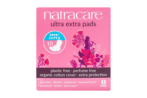 Natracare Serviettes Ultra Extra Super 10 serviettes