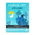 Natracare Serviettes Ultra Régulier avec ailettes 14 serviettes
