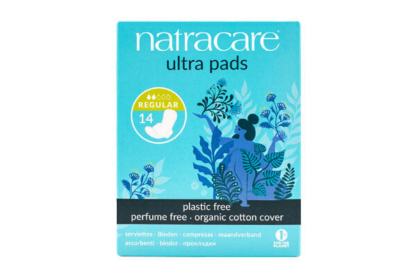 Natracare Serviettes Ultra Régulier avec ailettes 14 serviettes Natracare Serviettes Ultra Régulier avec ailettes 14 serviettes