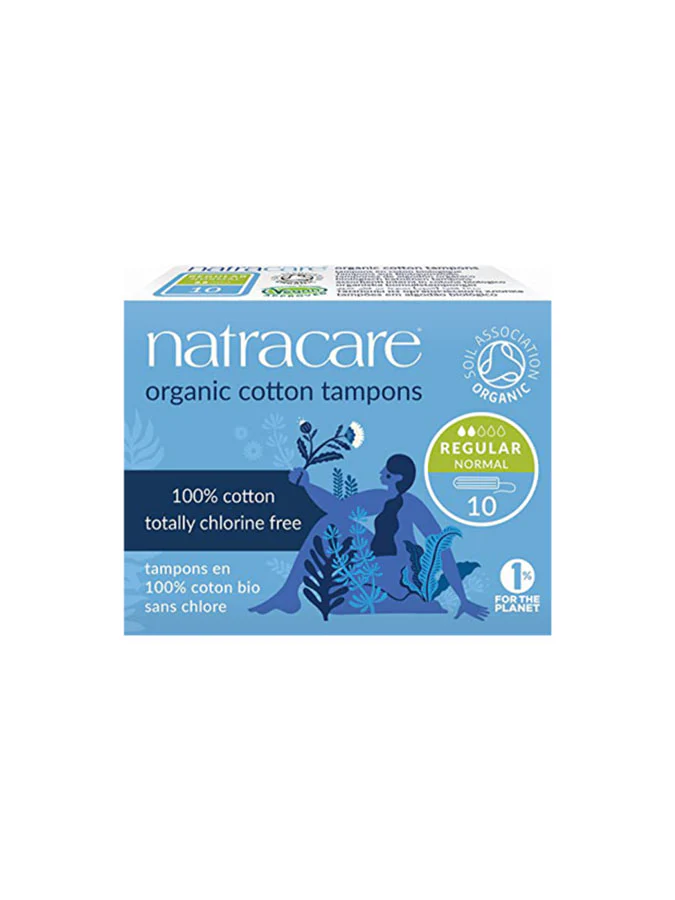 Natracare Tampons Régulier sans applicateur 10 tampons