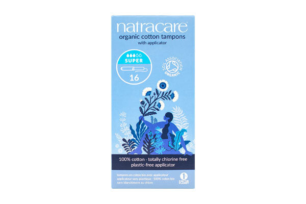 Natracare Tampons Super avec applicateur 16 tampons