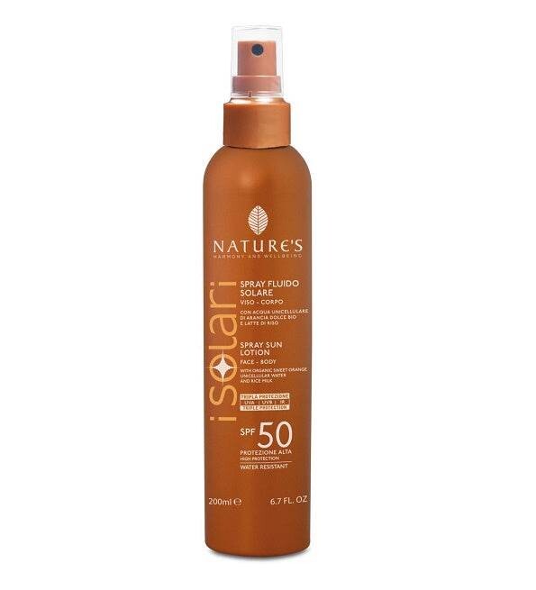 Natures iSolari Spray fluide solaire bébé SPF50 200 ml Natures iSolari Spray fluide solaire bébé SPF50 200 ml