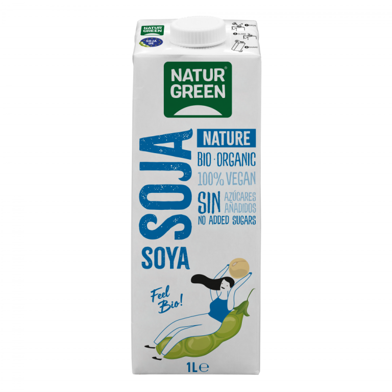 NaturGreen Boisson soja nature 1 L