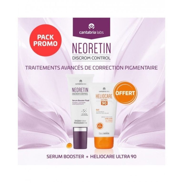 Neoretin Pack Sérum Booster Fluide 30 ml + Heliocare