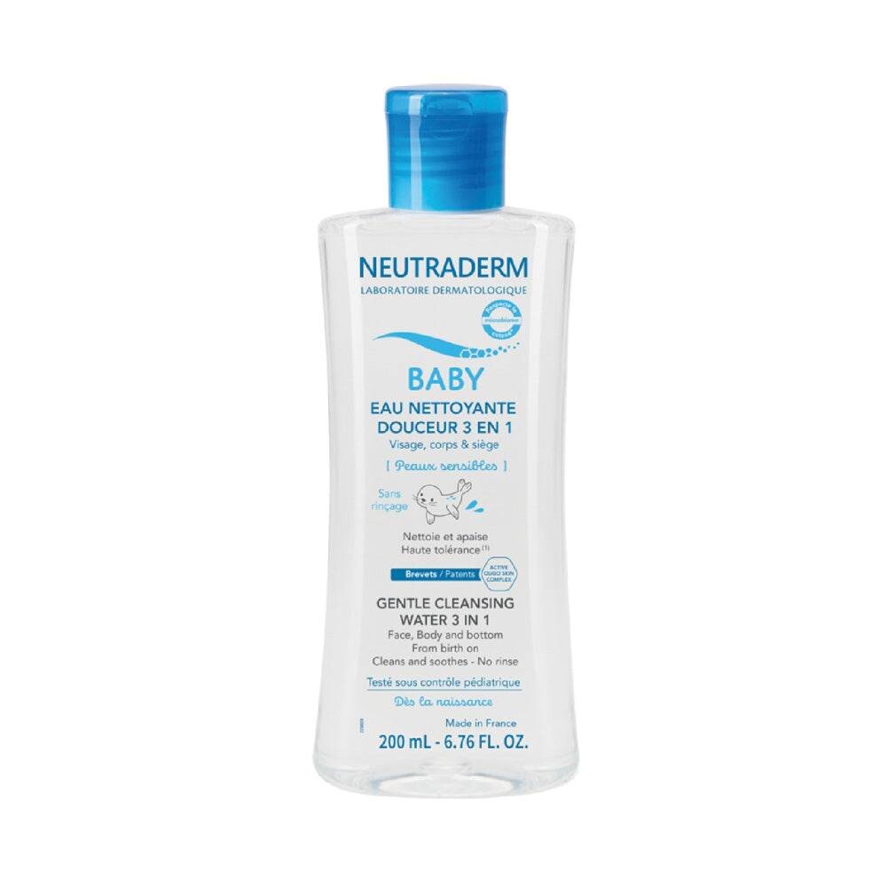 Neutraderm Bébé Eau nettoyante douceur 3-en-1 200 ml Neutraderm Bébé Eau nettoyante douceur 3-en-1 200 ml
