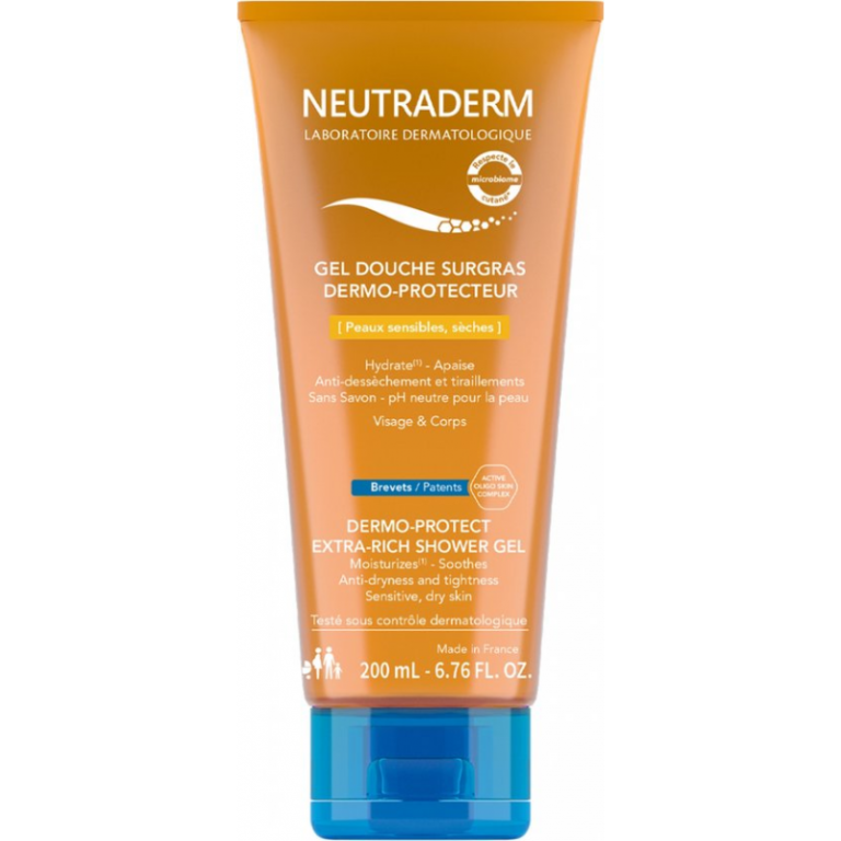 Neutraderm Gel douche surgras dermo-protecteur 200 ml