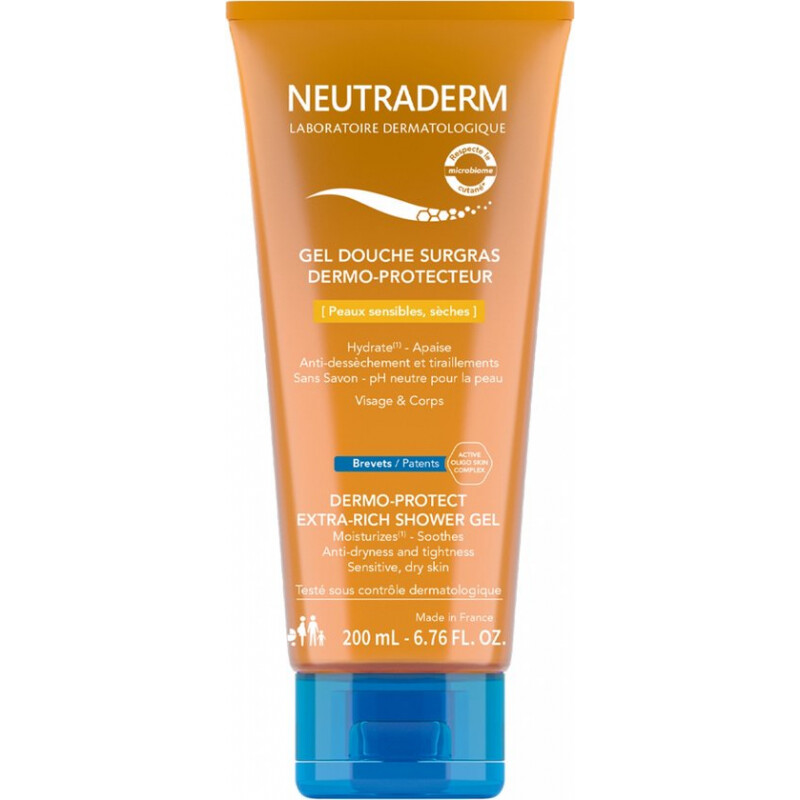 Neutraderm Gel douche surgras dermo-protecteur 200 ml Neutraderm Gel douche surgras dermo-protecteur 200 ml