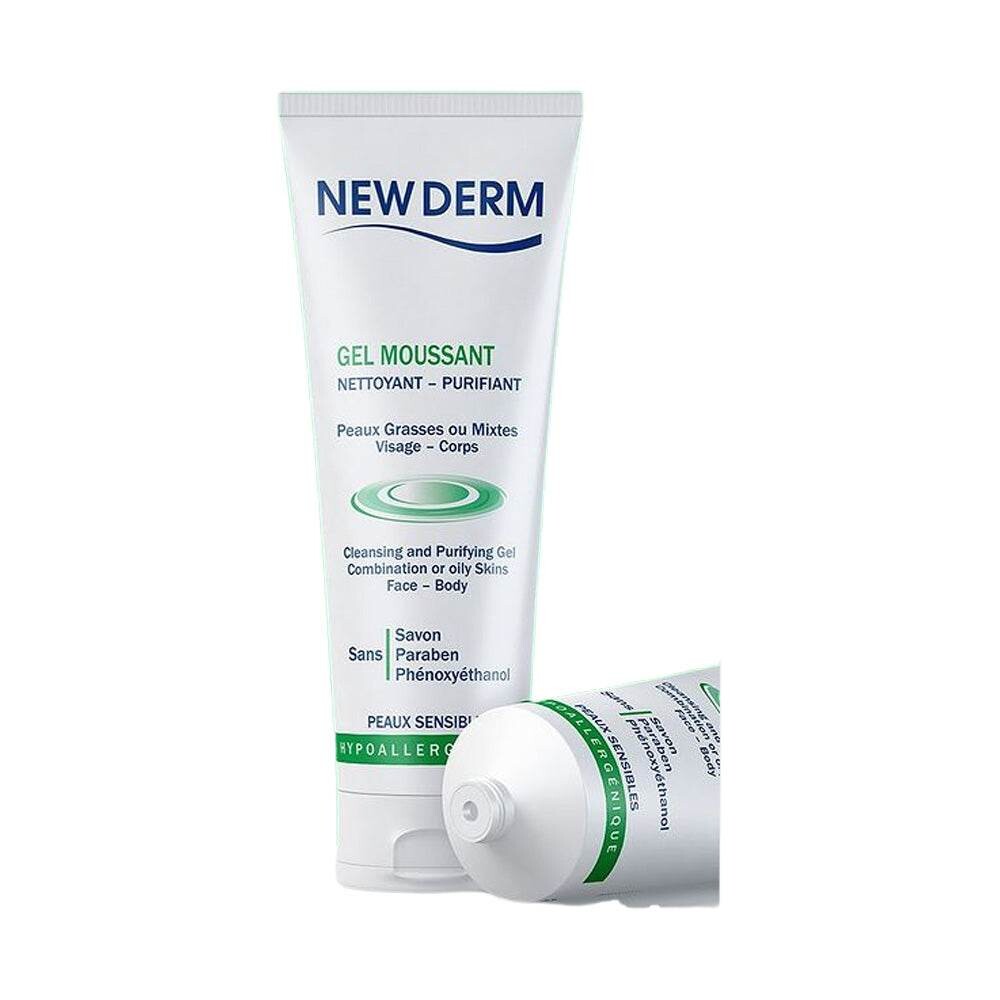 New Derm Gel moussant purifiant 250 ml New Derm Gel moussant purifiant 250 ml