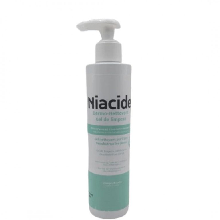 Niacide Dermo-nettoyant Gel visage et corps peaux grasses