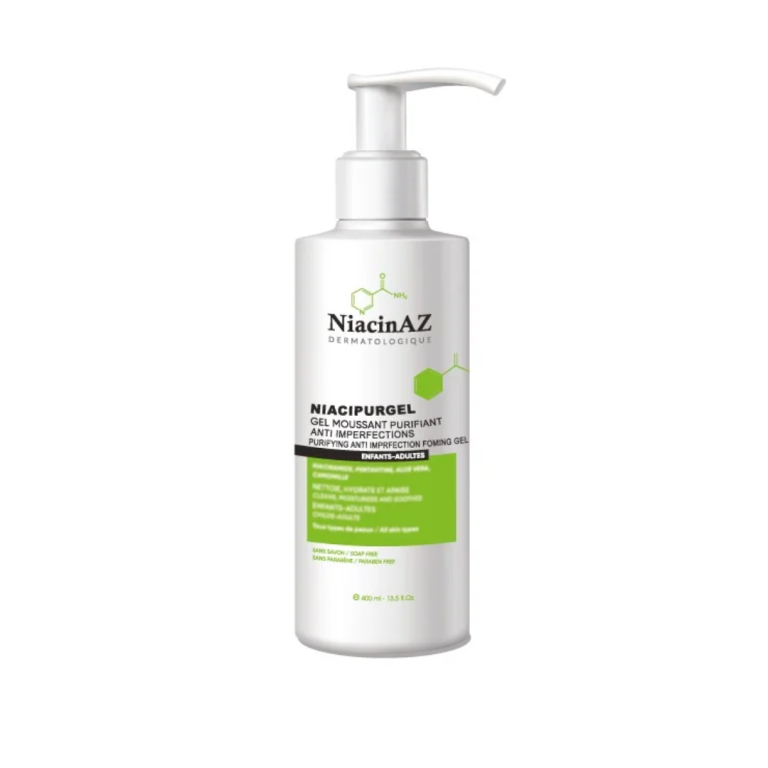 NiacinAZ Niacipurgel Gel moussant purifiant 400 ml