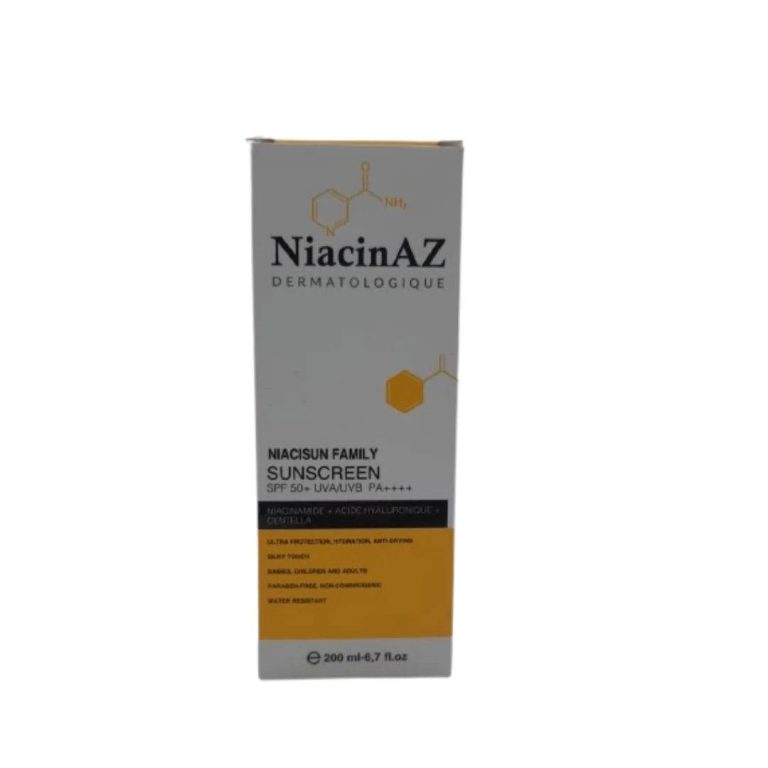 NiacinAZ Niacisun Family Écran solaire SPF50+ 200 ml
