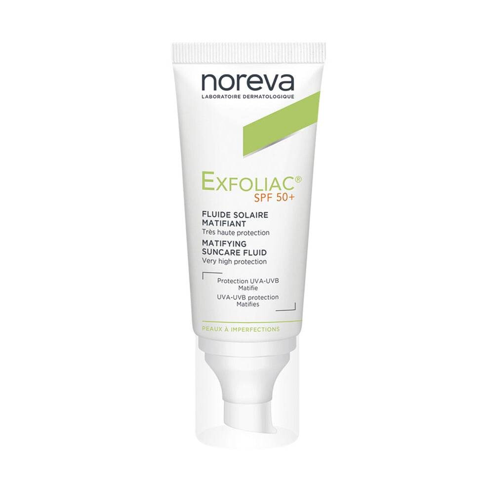Noreva Exfoliac Fluide solaire matifiant SPF50+ 40 ml Noreva Exfoliac Fluide solaire matifiant SPF50+ 40 ml