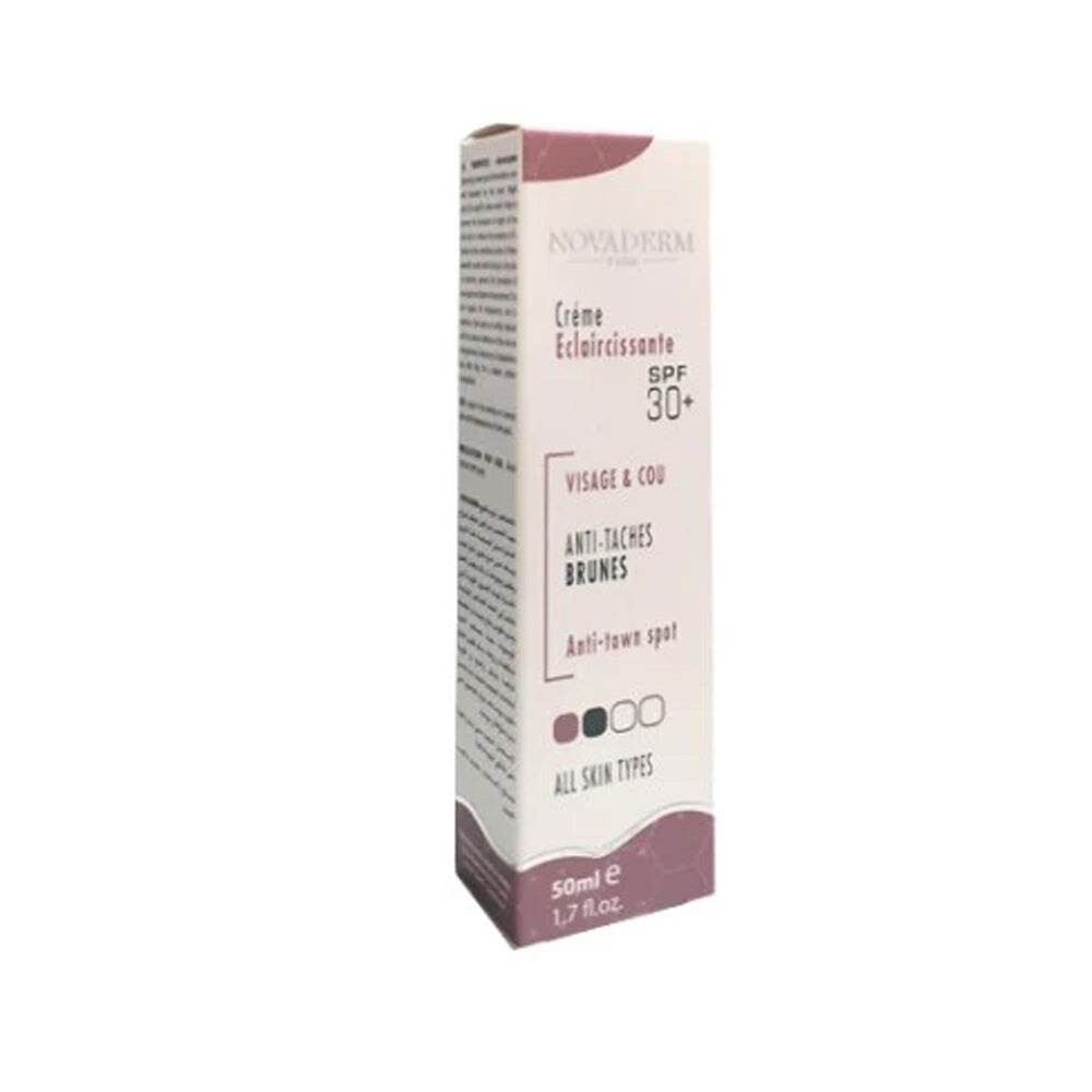 Novaderm Crème éclaircissante SPF30+ 50 ml Novaderm Crème éclaircissante SPF30+ 50 ml