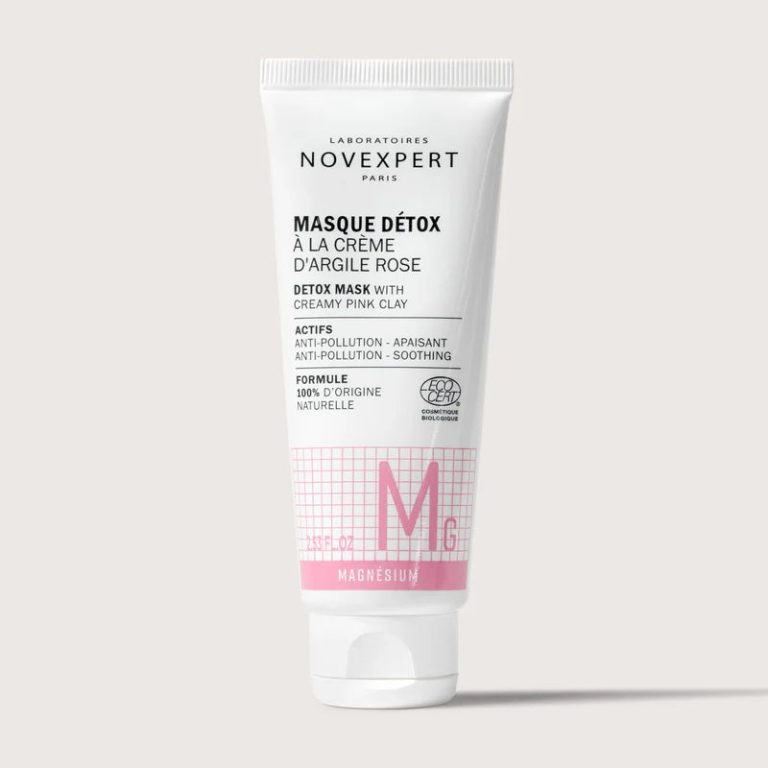 Novexpert Masque Détox Crème d'Argile Rose Magnésium 75 ml