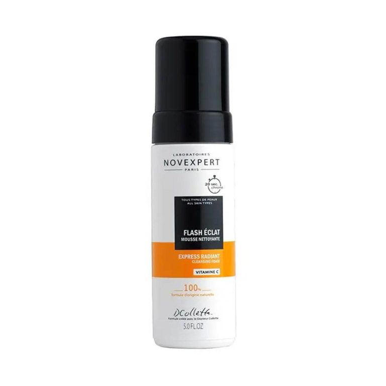 Novexpert Vitamine C Mousse nettoyante Flash Éclat 150 ml