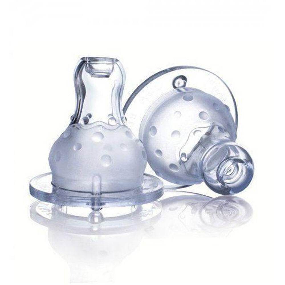 Nûby 2 tétines silicone col standard 0-12 mois ID0024 Nûby 2 tétines silicone col standard 0-12 mois ID0024