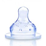 Nûby 2 tétines silicone débit variable 0-12 mois ID906