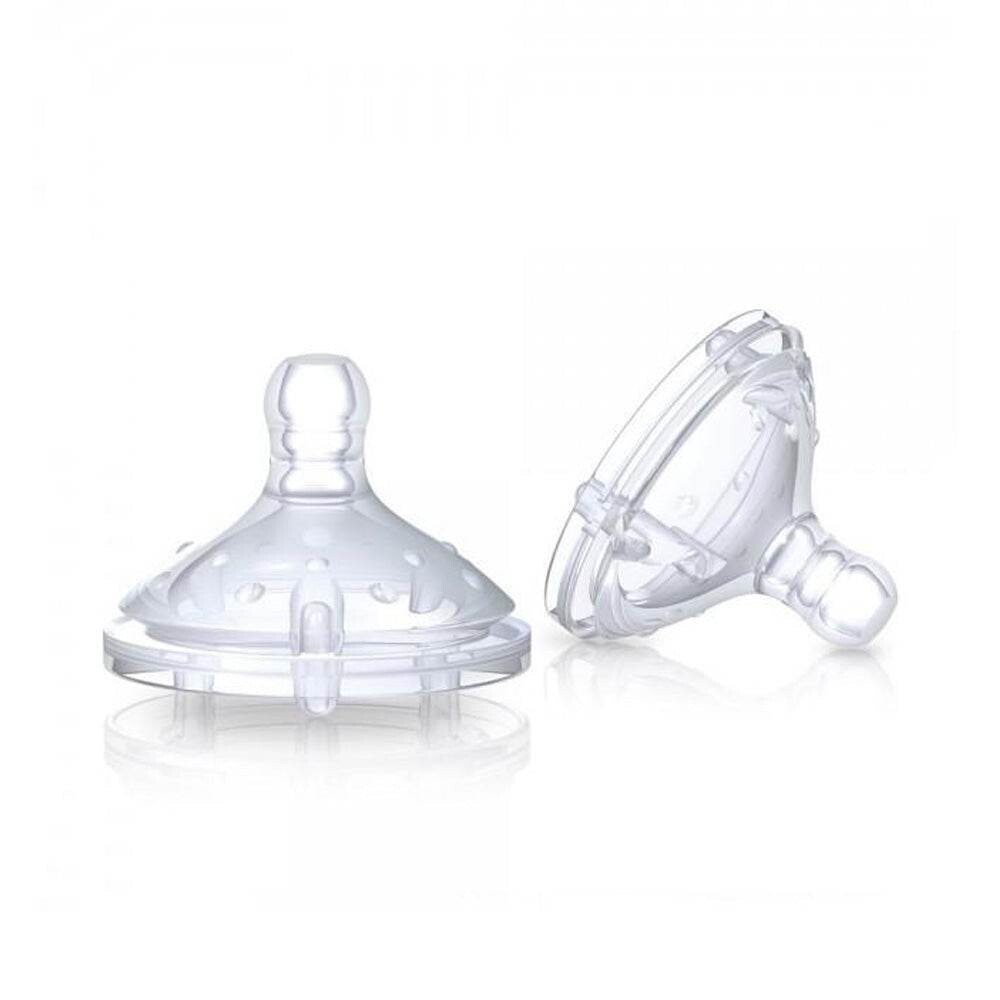 Nûby 2 tétines SoftFlex Slow Flow 0 mois+ NT67660 Nûby 2 tétines SoftFlex Slow Flow 0 mois+ NT67660