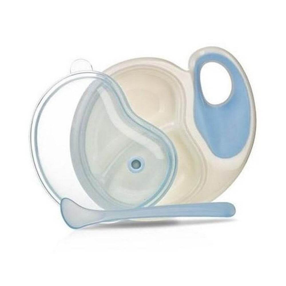 Nûby Assiette Grip + cuillère 4 mois+ ID5312 Nûby Assiette Grip + cuillère 4 mois+ ID5312
