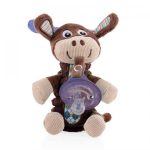 Nûby Peluche avec sucette symétrique Natural Flex 0 mois+ ID5853