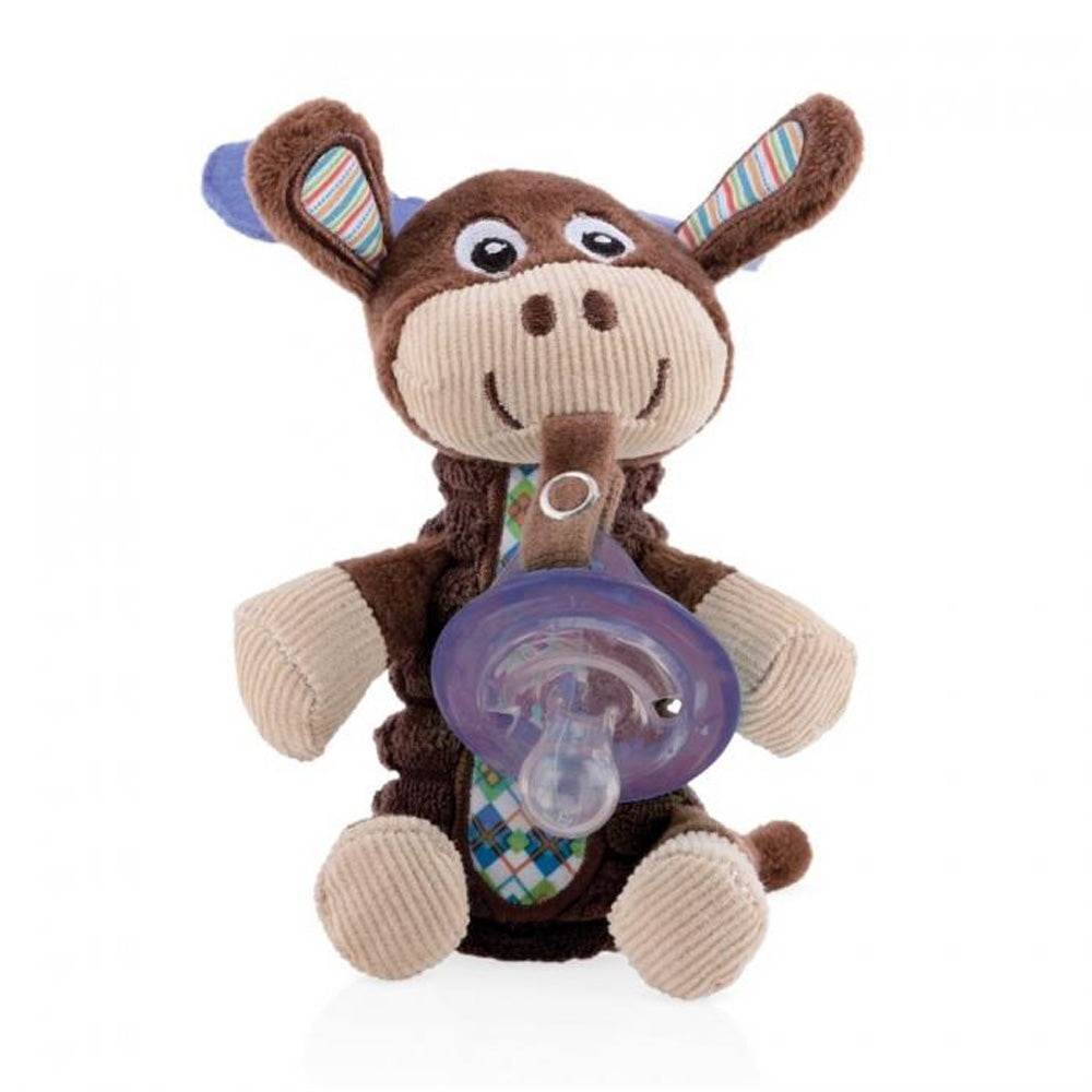 Nûby Peluche avec sucette symétrique Natural Flex 0 mois+ ID5853 Nûby Peluche avec sucette symétrique Natural Flex 0 mois+ ID5853