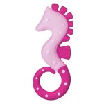 NUK Anneau de dentition Hippocampe rose 3 mois+
