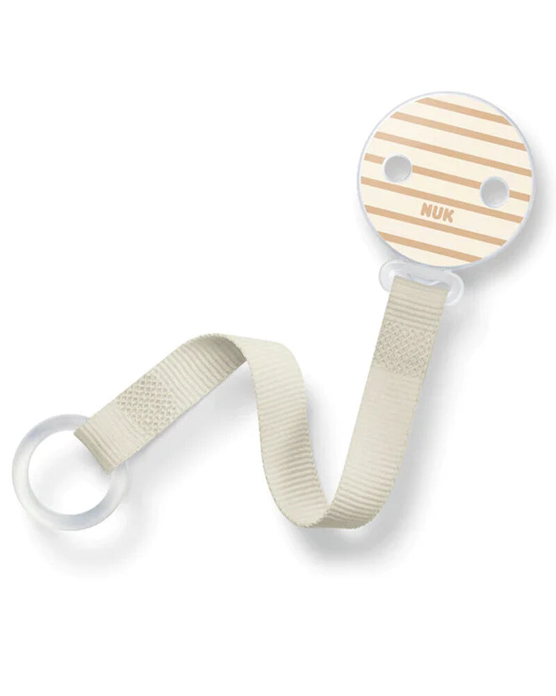 NUK Attache-sucette universelle ruban Beige NUK Attache-sucette universelle ruban Beige