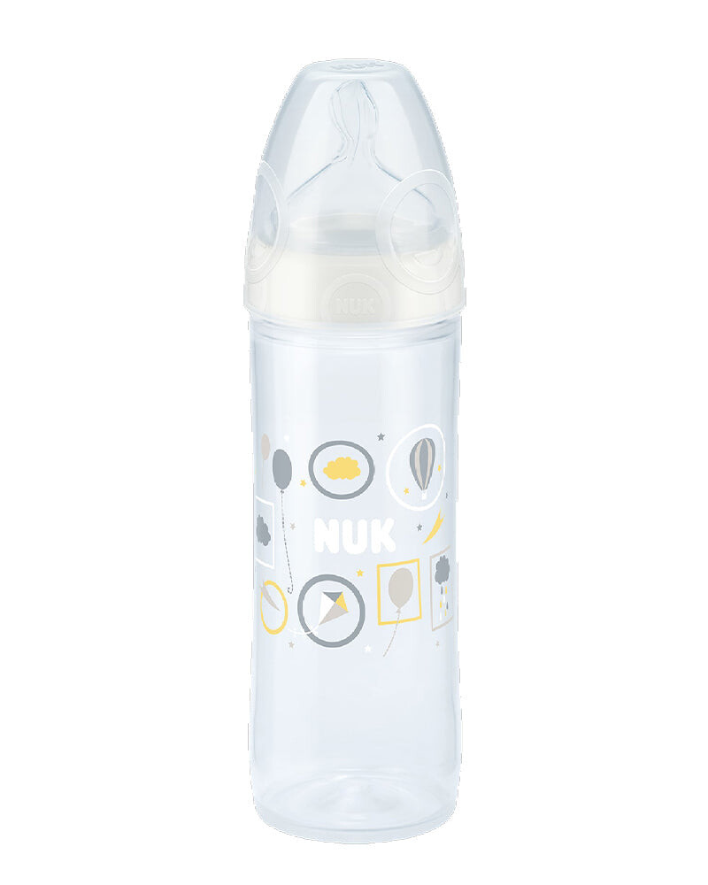NUK Biberon Classic Love 6-18 mois Beige NUK Biberon Classic Love 6-18 mois Beige
