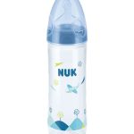 NUK Biberon Classic Love 6-18 mois Bleu