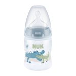 NUK Biberon First Choice+ 150 ml 0-6 mois Bleu