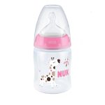 NUK Biberon First Choice+ 150 ml 0-6 mois Rose