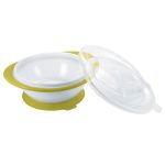 NUK Bol d'apprentissage avec couvercle Vert