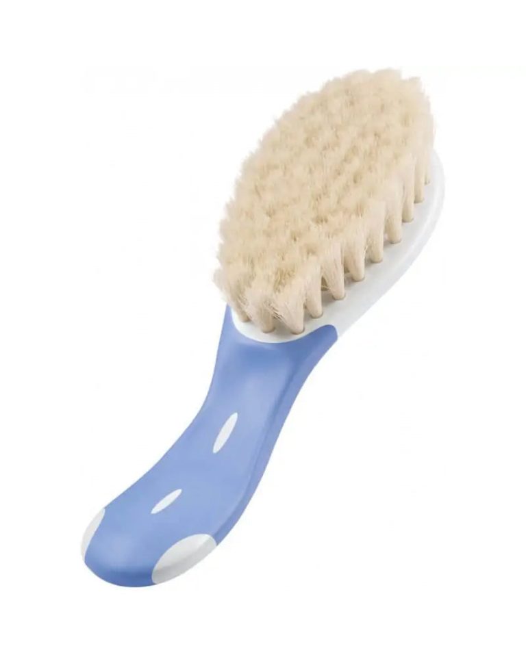NUK Brosse poils naturels Bleu