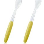 NUK Cuillères douces 4 mois+ Lot de 2 Jaune